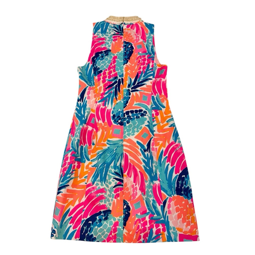 NWT $198 Lilly Pulitzer ALEXA Multi Goombay Smashed Shift Dress Womans Sz 2 New - Picture 4 of 11